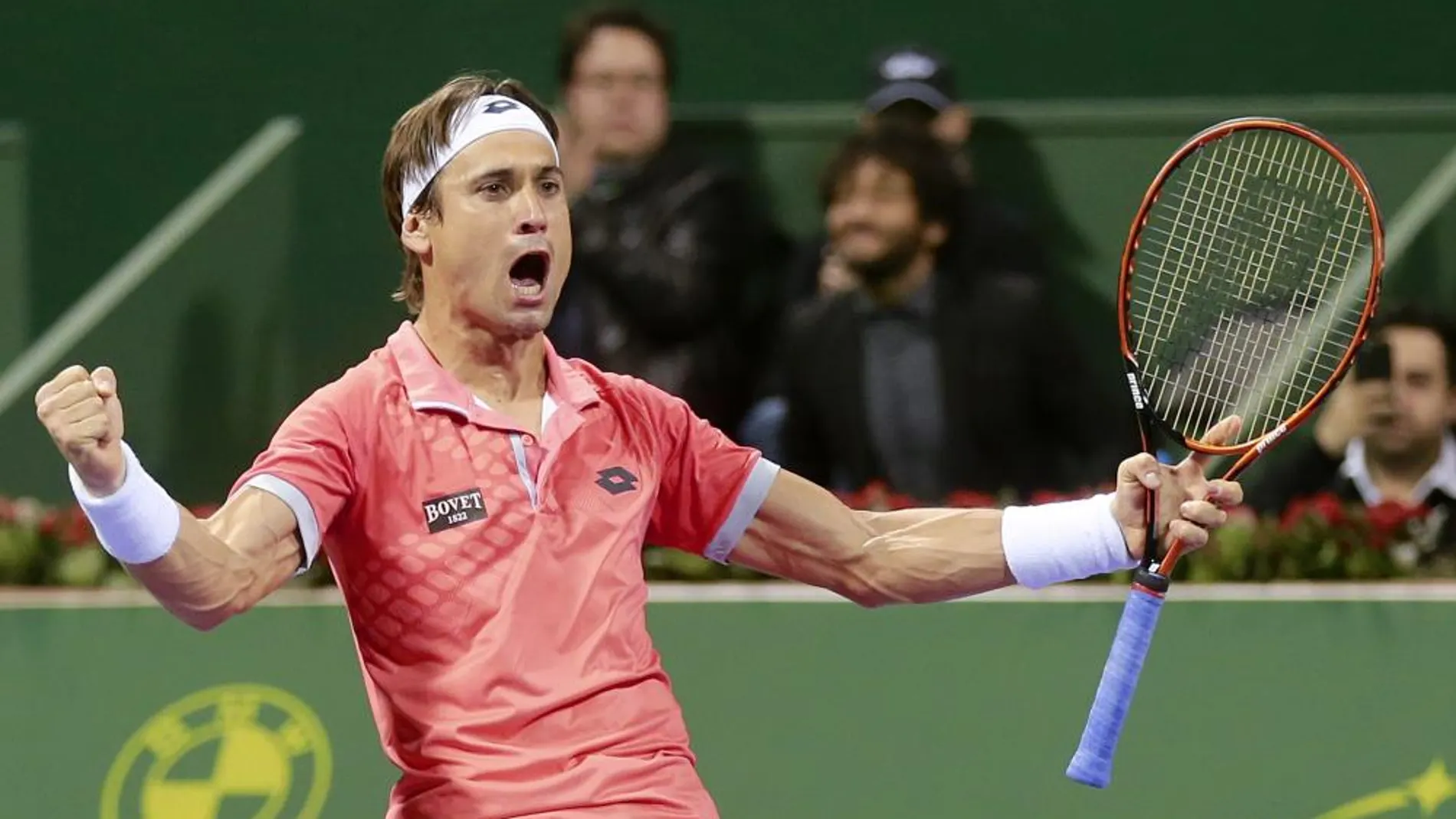 Ferrer celebra su pase a la final.