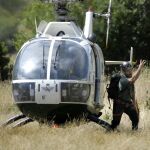Un helicóptero de la Guardia Civil de Montaña.