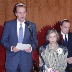 Imagen de archivo de Don Juan Carlos y la Reina Sofía, durante el 500 aniversario de la expulsión