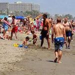 Turistas en la Costa del Sol