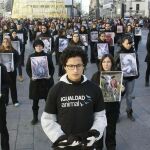 Protesta en Madrid en contra del maltrato animal