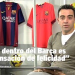 Xavi: «Estoy contento de no haberme ido y ser útil»