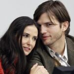Demi Moore y Ashton Kutcher en una imagen de 2010