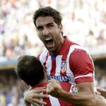 El centrocampista del Atlético de Madrid Raúl García.
