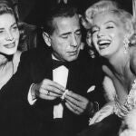 Bacall, Bogart y Monrroe