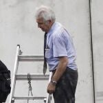 Antonio Martín, interventor, momentos después del accidente