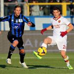 Una imagen del encuentro entre el Atalanta y el Roma hoy en Bérgamo