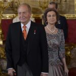 Los Reyes, en una recepción el pasado febrero