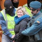 La abogada Arantza Zulueta, el día de su detención