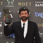 Director Alberto Rodriguez in the press room during the 29th annual Goya Film Awards in Madrid , on Saturday 7th February, 2015en la foto : Goya a la mejor direccion por "La isla minima "