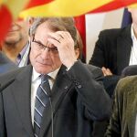 Artur Mas y Oriol Pujol, en un acto en noviembre de 2012