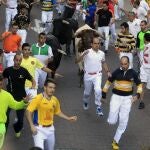 Catorce heridos en el quinto encierro de Sanse