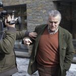 Luis Bárcenas sale del juzgado de Vielha (Lérida), el pasado 23 de febrero