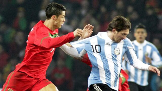 Ronaldo y Messi.
