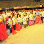 Iván Fandiño, con los jóvenes de Medellín (Colombia)