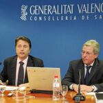 El conseller de Sanidad y el director general de Farmacia
