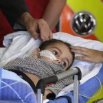 Imagen del pequeño Ashya, a su llegada a República Checa