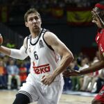 Andres Nocioni durante el partido.