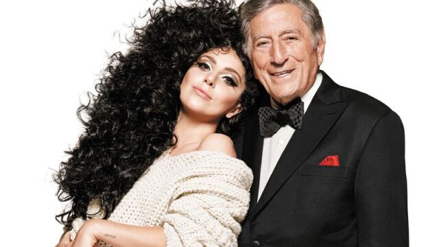 Lady Gaga y Tony Bennett posan c mo imagen de H&M