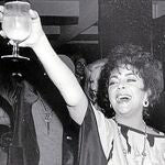 Liz Taylor, una asidua al local