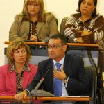 El alcalde de Parla, José María Fraile, durante un pleno