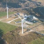 Vista aérea del Parque Experimental de Sotavento, en Galicia