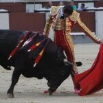 Templado natural de Pepe Moral, ayer, en Las Ventas