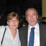 Obdulia Cordero junto al alcalde, Robles