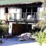 Imagen de la casa tras el incendio