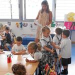 Alumnos de Primaria del colegio público Parque Clavero, de Málaga