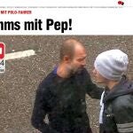 Captura de la noticia en el diario Bild