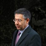 Bartomeu, a su salida de la Audiencia Nacional