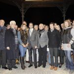 Reconocidos profesionales del mundo del toro, esta tarde en la Plaza de Chambería