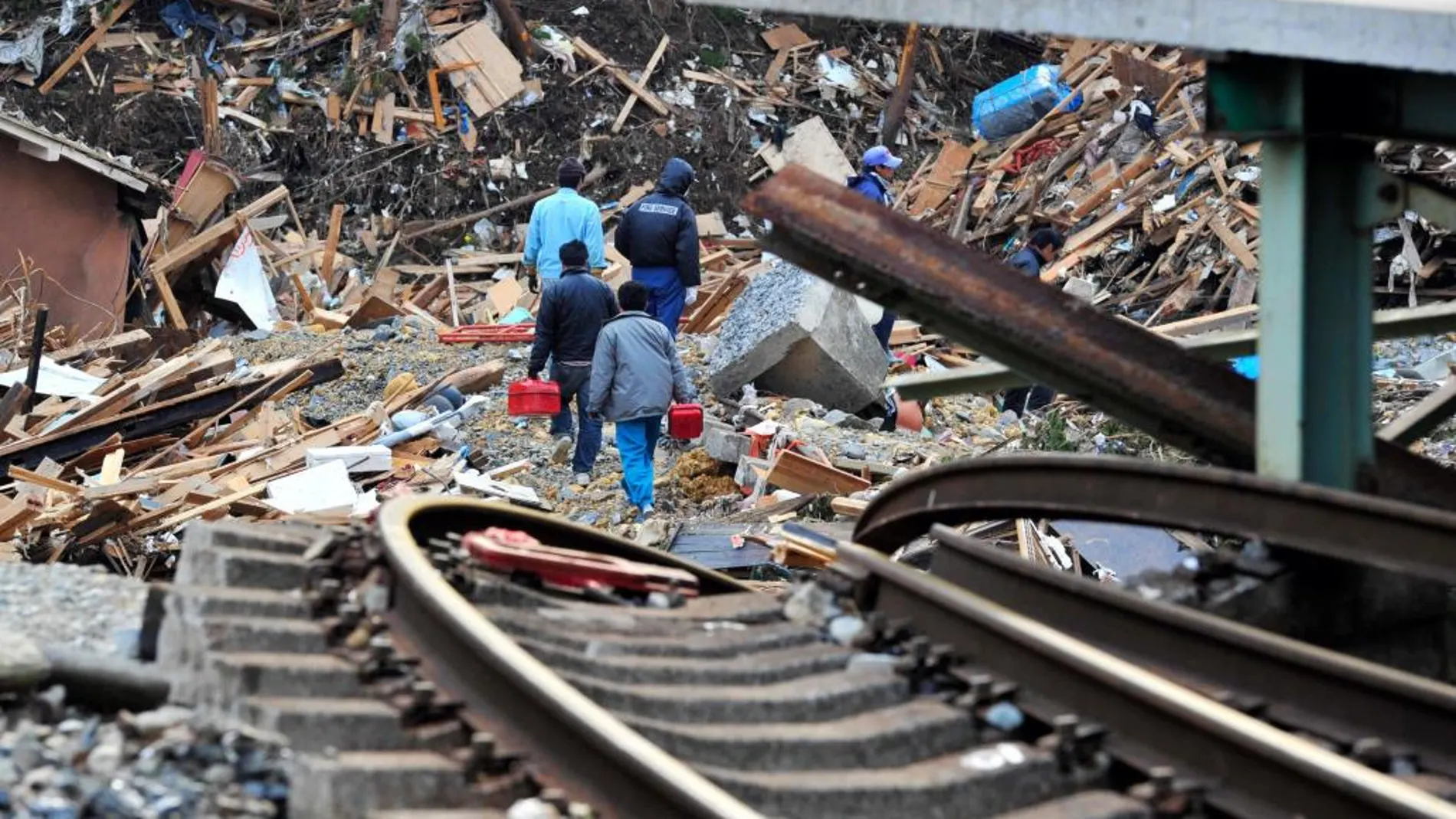 El terremoto de 2011 en Japón causó graves destrozos