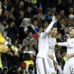 Partido disputado ayer en el estadio Santiago Bernabéu