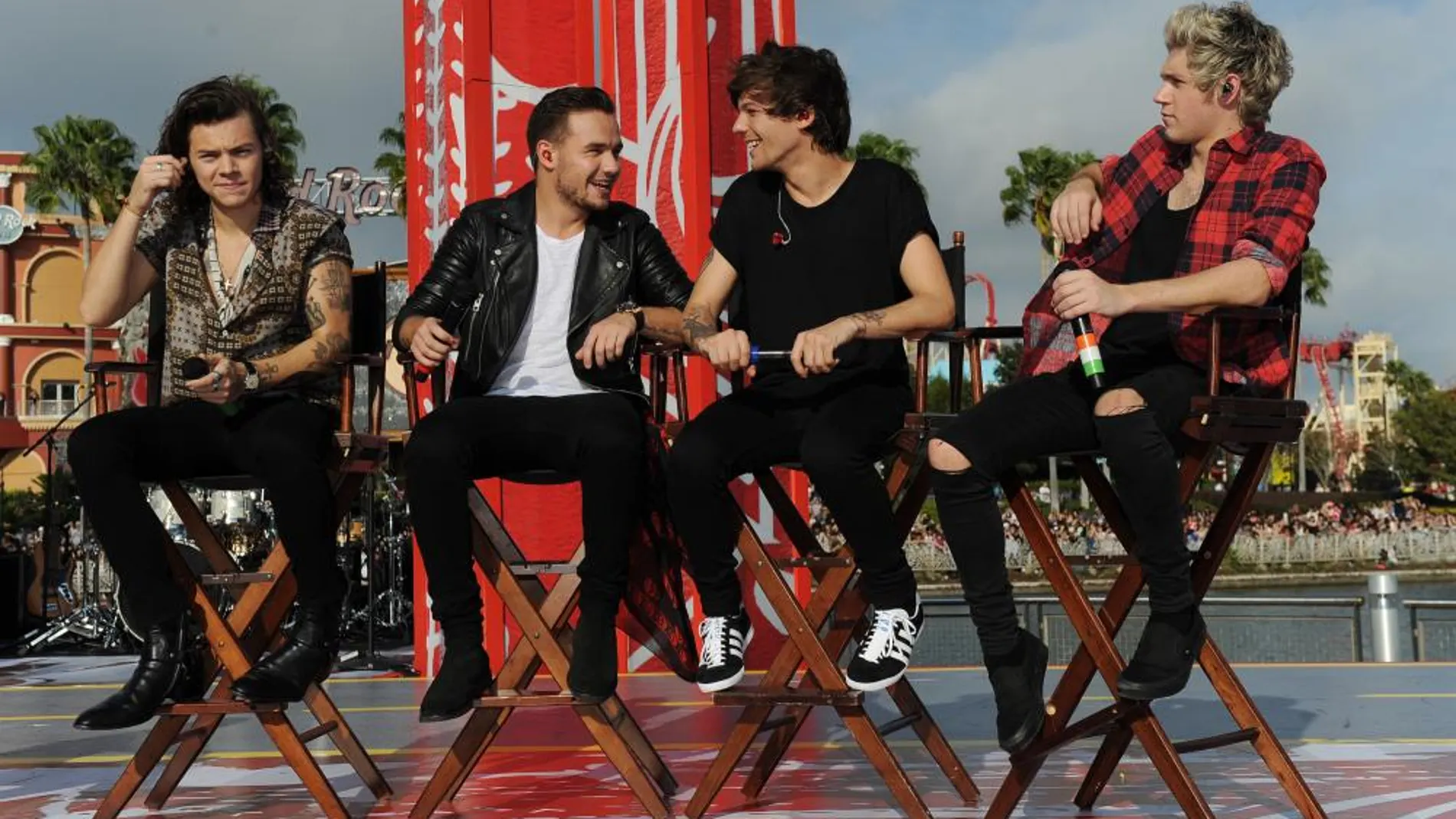 Harry Styles, Liam Payne, Louis Tomlinson y Niall Horan de One Direction