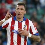 Mario Mandzukic, durante su etapa en el Atlético de Madrid.