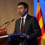 Josep María Bartomeu se dirigió hoy al Senado blaugrana