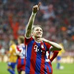 Bastian Schweinsteiger reapareció hoy ante el Hertha Berlín tras una baja de varias semanas