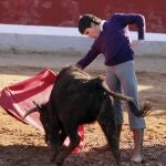 Juan Mora, David Mora y Javier Castaño, en el Carnaval del Toro