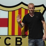 Mathieu momentos antes de ser presentado.