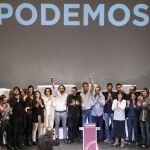 Asamblea de Podemos en la que se elegió a Pablo Iglesias como secretario general del partido.
