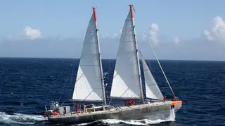 El barco Tara Oceans con científicos a bordo El barco Tara Oceans con científicos a bordo
