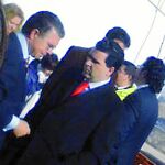 Granados, junto a su amigo de la infancia David Marjaliza, supuesto conseguidor de la «trama Púnica»