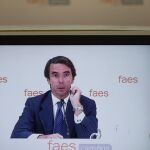 Jose Maria Aznar, durante el Campus Faes