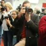El secretario general del PSOE, Alfredo Pérez Rubalcaba, a su llegada hoy a la sede del partido