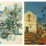 El software vinculó ‘Viejo viñedo con mujer campesina’ de Van Gogh con ‘La Masía’ de Miró que, aunque de estilo muy diferente, comparten paisajes y simbolismo