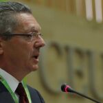 Alberto Ruiz-Gallardón, en la inauguración del congreso Católicos y Vida Pública.