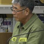 El excapitán del ferri que se hundió en Sewol, Lee Joon-seok, aparece durante la lectura de la sentencia