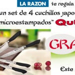 Set de 4 cuchillos japoneses “microestampados” Quttin